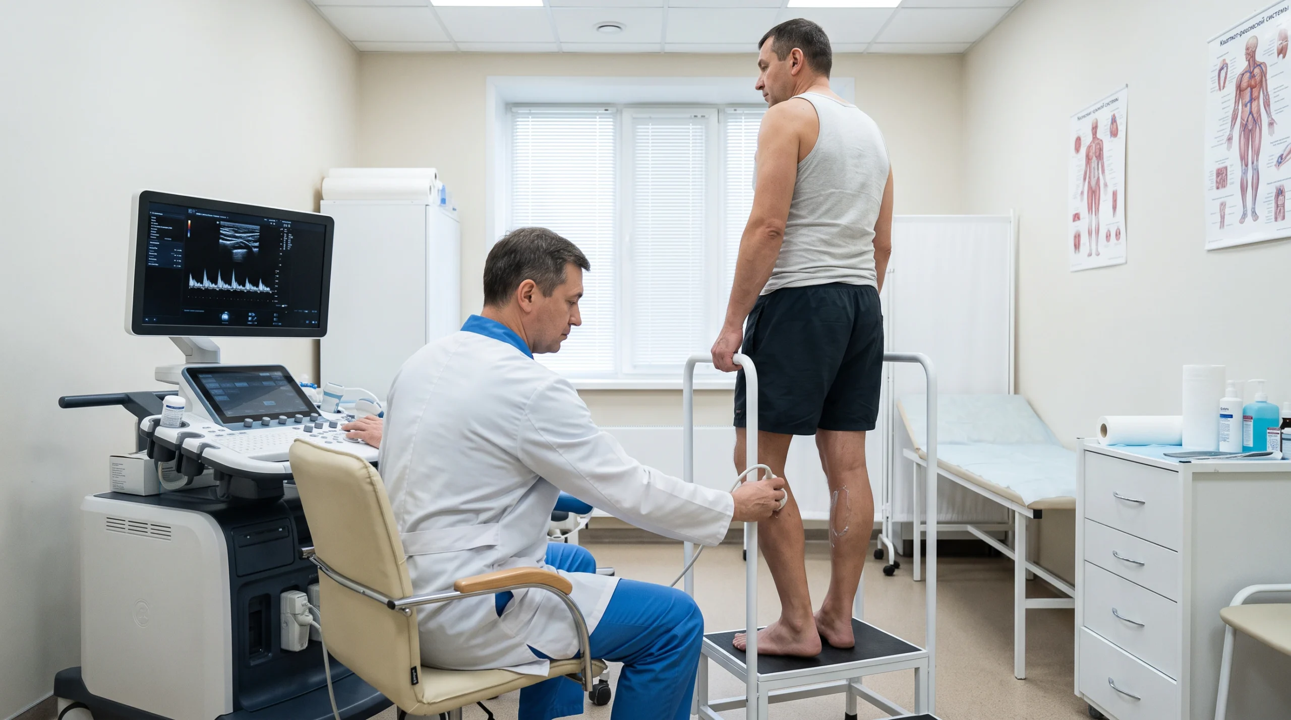 УЗИ вен нижних конечностей — сосудистый хирург Найденкин А.В.